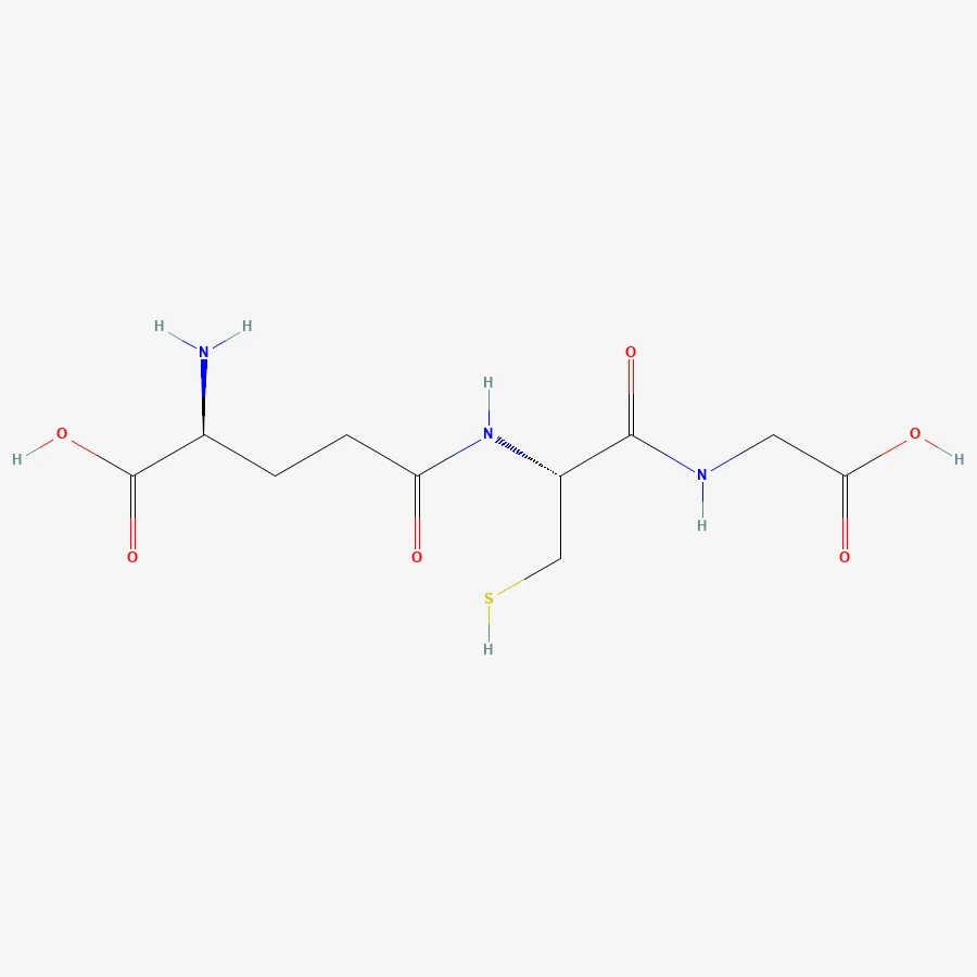 Glutathione molecular structure