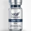 GHK-Cu research peptide vial, Pristine Aminos, laboratory use only