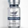Tesamorelin research peptide vial, Pristine Aminos, laboratory use only